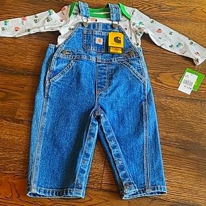 Carhartt NWT overalls 9-12 Months